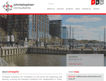 Tablet Screenshot of christopherconsultants.com
